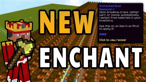 Replenish enchantment hypixel skyblock - SkyBlock General Discussion About Us Starting out as a YouTube channel making Minecraft Adventure Maps, Hypixel is now one of the largest and highest quality Minecraft Server Networks in the world, featuring original games such as The Walls, Mega Walls, Blitz Survival Games, and many more!